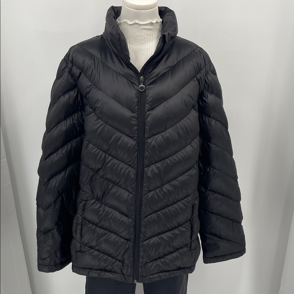 Calvin Klein Women's XXL Premium Duck Down Blend Black Puffer Jacket - Picture 2 of 14